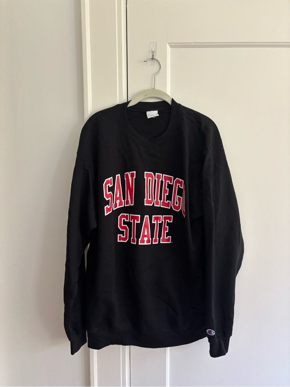 Champion San Diego State Black Crewneck Sweatshirt